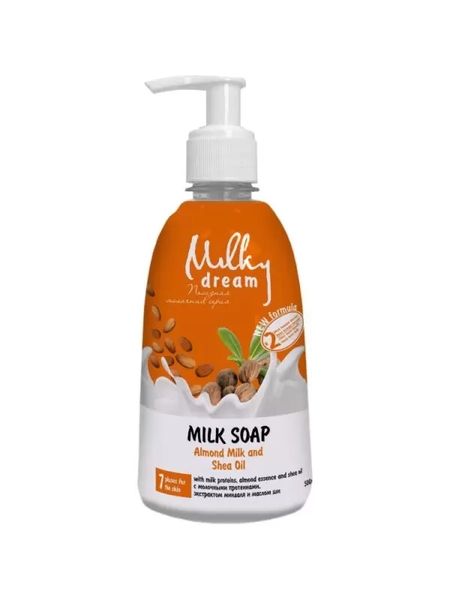 Milky Dream Рідке Крем-мило "Мигдалеве молочко та олія ши", флакон 500 мл 303043 фото