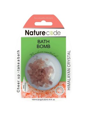 Nature Code Шипучий засіб для ванн"Bath bomb"Himalayan Crystal" 100 г (блістер) 302671 фото