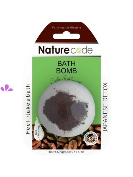 Nature Code Шипучий засіб для ванн"Bath bomb"Japanese Detox" 100 г (блістер) 302657 фото