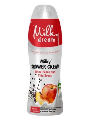 Milky Dream Крем-гель для душу "Білий персик та насіння чіа" 500 мл 302329 фото