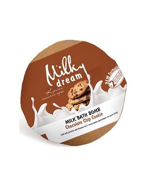 Milky Dream Бомба для ванн «молочная, Шоколадное печенье», 100 г 300615 фото