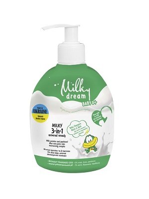 Milky Dream Універсальний засіб 3в1 "Для купання, миття волосся та підмиваня малюків", 250 мл  300332 фото