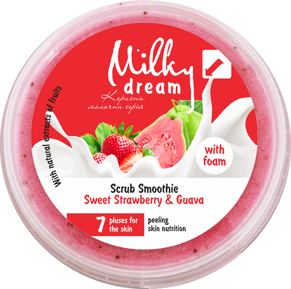 Milky Dream Скраб-смузі з піною "Sweet Strawberry & Guava" 140 г 303821 фото