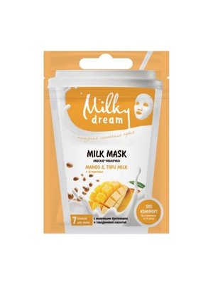 Milky Dream Маска для лица "Mango & Tofu milk"тканевая 20 мл 302466 фото