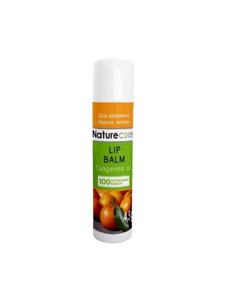 Nature Code Бальзам для губ "Tangerine oil" 4,5г 300912 фото