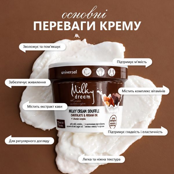 Крем-суфле &laquo;Chocolate & Argan oil&raquo; 110 мл, Milky Dream 302572 фото