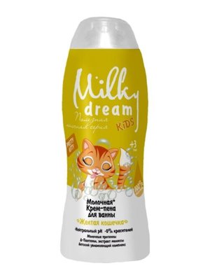 Milky Dream Крем-піна для ванни "Жовта Кішечка", 300 мл 301896 фото
